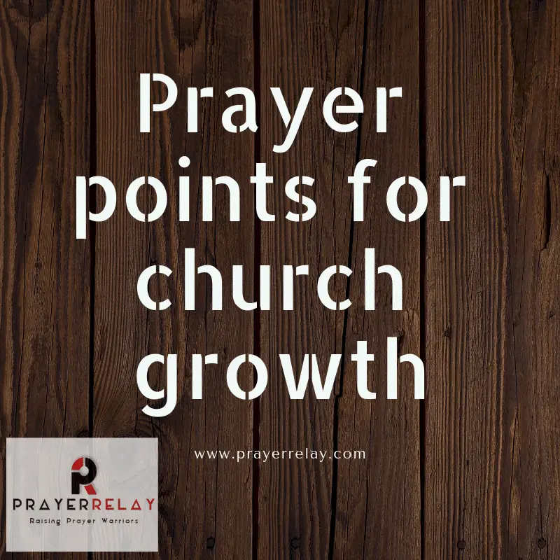 Prayer Points For Church Members