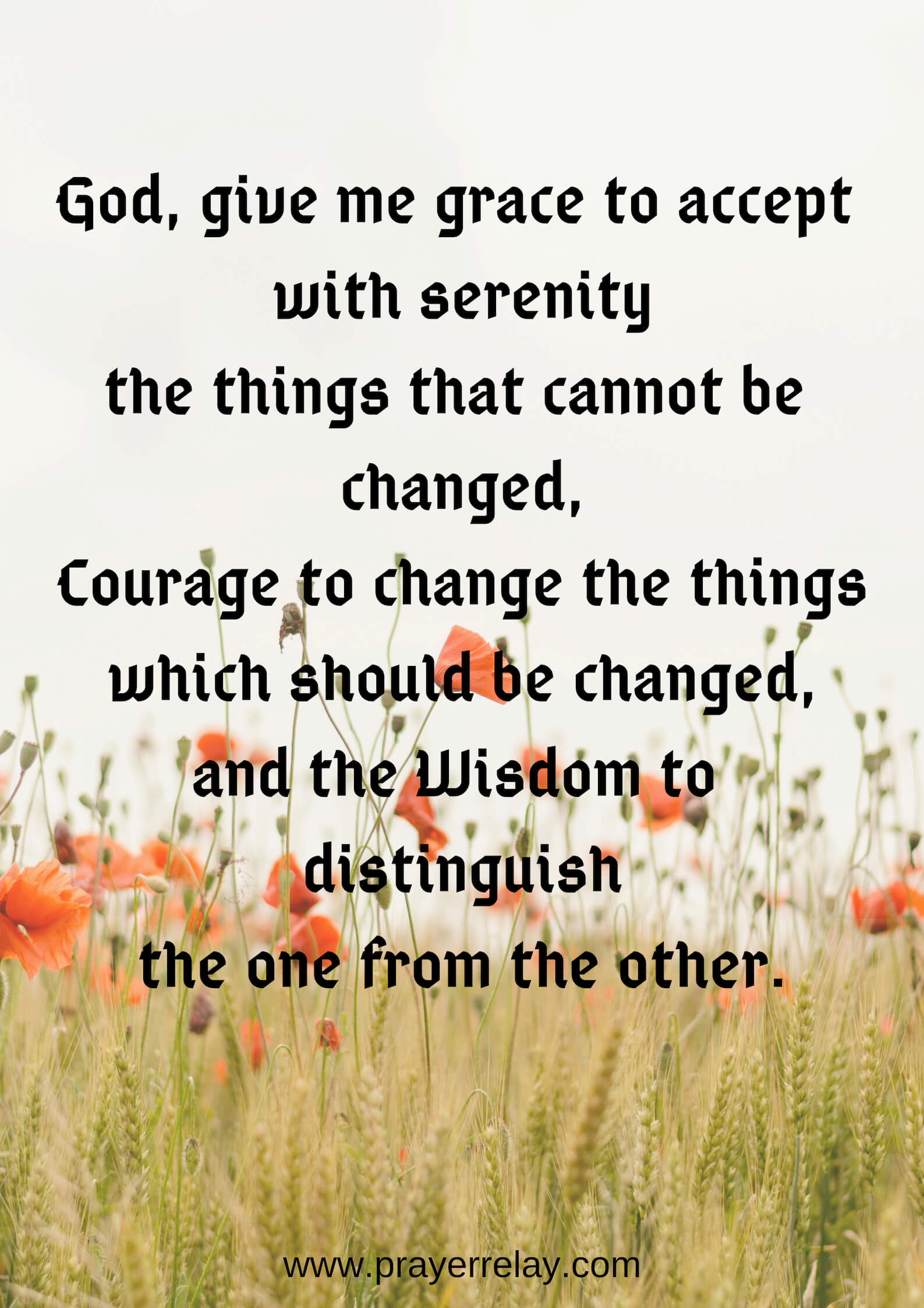 the serenity prayer ultimate guide 1 the prayer relay movement